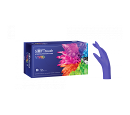 Soft Touch Vivid Γάντια Νιτριλίου - Μπλε (1000 τεμ) | Εξεταστικά Γάντια στο Paterakis Medical Group