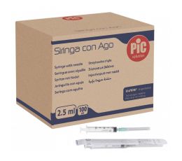 Σύριγγες 2.5cc G-22 Κουμπωτή 100τεμ | Σύριγγες - Βελόνες στο Paterakis Medical Group