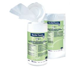 Απολυμαντικά μαντηλάκια Bacillol Tissues 100τεμ | Μαντηλάκια απολύμανσης & καθαρισμού επιφανειών στο Paterakis Medical Group
