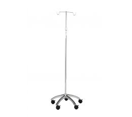 Στατώ Ορού Διπλό με Μεταλλική Βάση | Στατό ορού στο Paterakis Medical Group