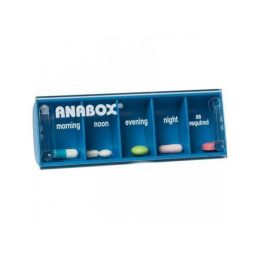 Θήκη χαπιών ημέρας Anabox | Βοηθήματα Καθημερινότητας στο Paterakis Medical Group
