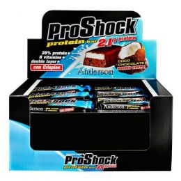 PROSHOCK CHOCOLATE/COCO PROTEIN BARS (24τμχ x 60G) | Energy Bars στο Paterakis Medical Group