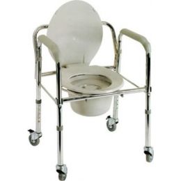 Κάθισμα Τουαλέτας Τροχήλατο Economy AC–522WB | Βοηθήματα Μπάνιου - WC στο Paterakis Medical Group