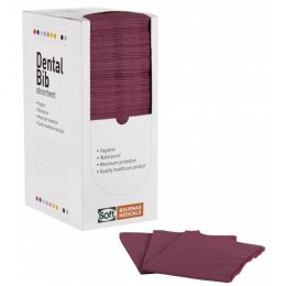 Οδοντιατρική πετσέτα Μπορντώ/ 2ply χαρτί + 1ply πλαστικό | Οδοντιατρικά  στο Paterakis Medical Group
