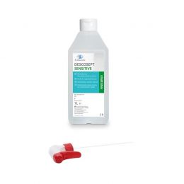 Descosept Sensitive - 1000ml - Ταχεία απολύμανση ευαίσθητων επιφανειών (με αντλία ψεκασμού) | Απολύμανση & Καθαρισμός επιφανειών και δαπέδων - ταχείας δράσης στο Paterakis Medical Group