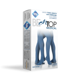 ΚΑΛΤΣΑ ΡΙΖΟΜΗΡΙΟΥ ΑΝΤΙΕΜΒΟΛΙΚΗ 19mmHg ΜΕ ΣΙΛΙΚΟΝΗ - ΛΕΥΚΟ ΧΡΩΜΑ | BeOnTop στο Paterakis Medical Group