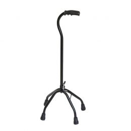 Johns Μπαστούνι Τετράποδο Deluxe Με Ρυθμιζόμενο Ύψος Μαύρο 15033 | Τρίποδα - τετράποδα στο Paterakis Medical Group
