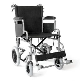 Αμαξίδιο μεταφοράς "Attendant Brakes" 43cm (09-2-135) | Αναπηρικά Αμαξίδια Απλού Τύπου με μεσαίες πίσω ροδες στο Paterakis Medical Group