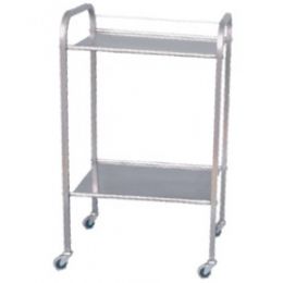 Τραπέζι Inox με 2 ράφια λαμαρίνα Inox | Τραπέζια Νοσηλείας στο Paterakis Medical Group