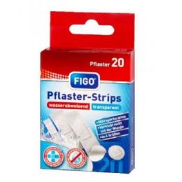 Επιθέματα Αυτοκόλλητα Μικροτραυμάτων ΔΙΑΦΑΝΑ STRIPS TRANSPARENT 20τεμ REF 10003 | Επίδεσμοι - Ταινίες στο Paterakis Medical Group