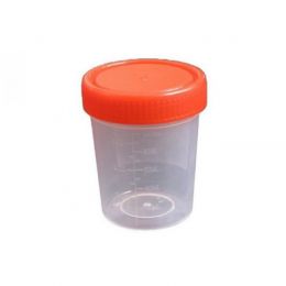 Δοχείο δειγματοληψίας ούρων 1τεμ 120ml | Μικροβιολογικά Εργαλεία - Αναλώσιμα στο Paterakis Medical Group