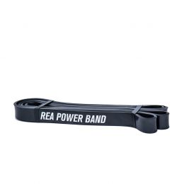 Rea Power Band Λάστιχο γυμναστικής 23-34 kg [208cm x 2.2cm x 4.5mm] - Μαύρο | Λάστιχα γυμναστικής στο Paterakis Medical Group