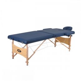 Ξύλινο πτυσσόμενο κρεβάτι μασάζ 2 τμημάτων με αξεσουάρ  (πλάτος 70cm) | Εξεταστικά Κρεβάτια στο Paterakis Medical Group