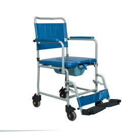 Mobiak Αναπηρικό Αμαξίδιο Μπάνιου Απλού Τύπου 43cm 0805410 Γκρι | Αναπηρικά Αμαξίδια Απλού Τύπου με WC στο Paterakis Medical Group