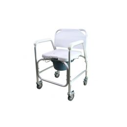 SHOWER-COMMODE ΑΛΟΥΜΙΝΙΟΥ με ΡΟΔΕΣ & WC | Νέες Αφίξεις στο Paterakis Medical Group