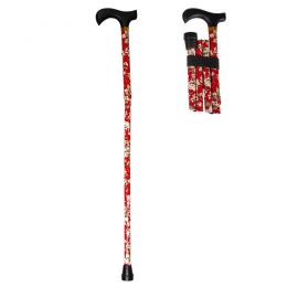 Μπαστούνι Αλουμινίου Σπαστό Red Flower | Πατερίτσες - Μπαστούνια  στο Paterakis Medical Group