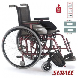 ΑΝ. ΑΜΑΞΙΔΙΟ ALLUMINIA ΕΛΑΦΡ.ΤΥΠΟΥ (Κόκκινο) 42cm | Αναπηρικά Αμαξίδια Ελαφρού Τύπου στο Paterakis Medical Group