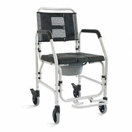 Καρέκλα τροχήλατη αδιάβροχη με WC 09-2-165 | Βοηθήματα Μπάνιου - WC στο Paterakis Medical Group