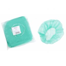 Σκούφια non woven δετή πράσινη 100τεμ | Προϊόντα ιματισμού στο Paterakis Medical Group