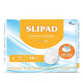 SLIPAD ΕΣΩΡΟΥΧΟ ΑΚΡΑΤΕΙΑΣ LARGE 4πακ.x14 τεμ. | Πάνα βρακάκι στο Paterakis Medical Group
